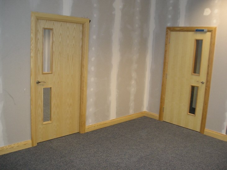 office doors by Maine Joinery Services